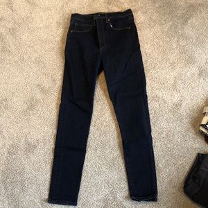 Abercrombie ultra high rise skinny ankle jean